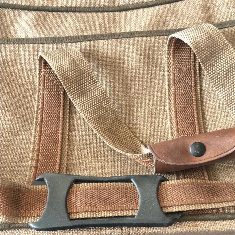 Pegasus Brown Canvas Travel Tote Bag by